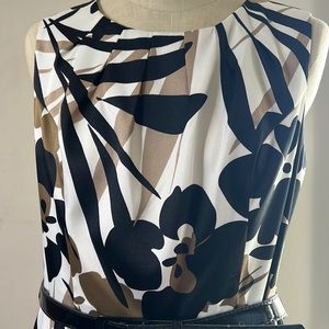 Tri Colored Dressbarn Sheath Dress.